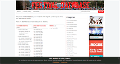Desktop Screenshot of festivaldatabase.com
